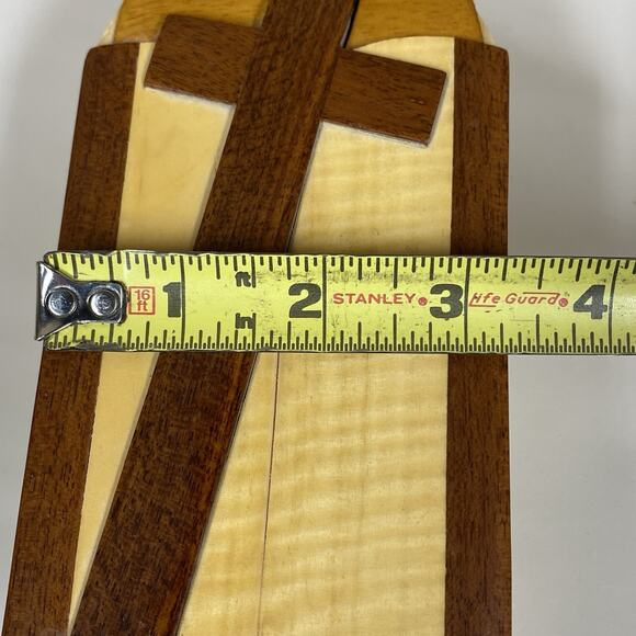 Carver Dan's Cross Bible Church Handcrafted Puzzle Gift Keepsake Box Religious - Picture 8 of 12